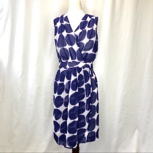 Banana Republic Factory Blue and White Dress